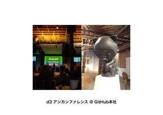 d3 アンカンファレンス @ GitHub本社
 