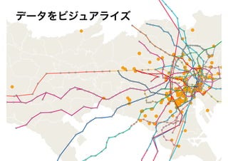 データをビジュアライズ
 