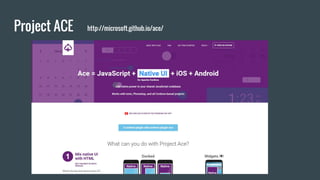 Project ACE http://microsoft.github.io/ace/
 