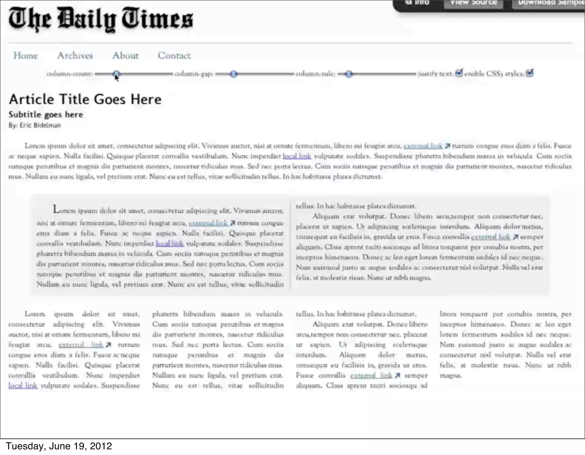Tuesday, June 19, 2012
 