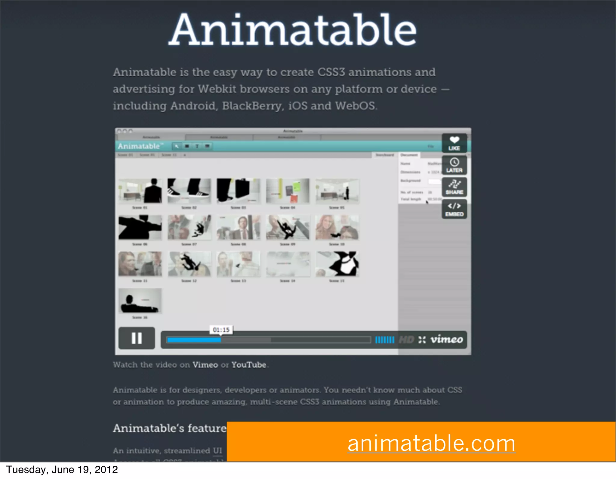 animatable.com
Tuesday, June 19, 2012
 