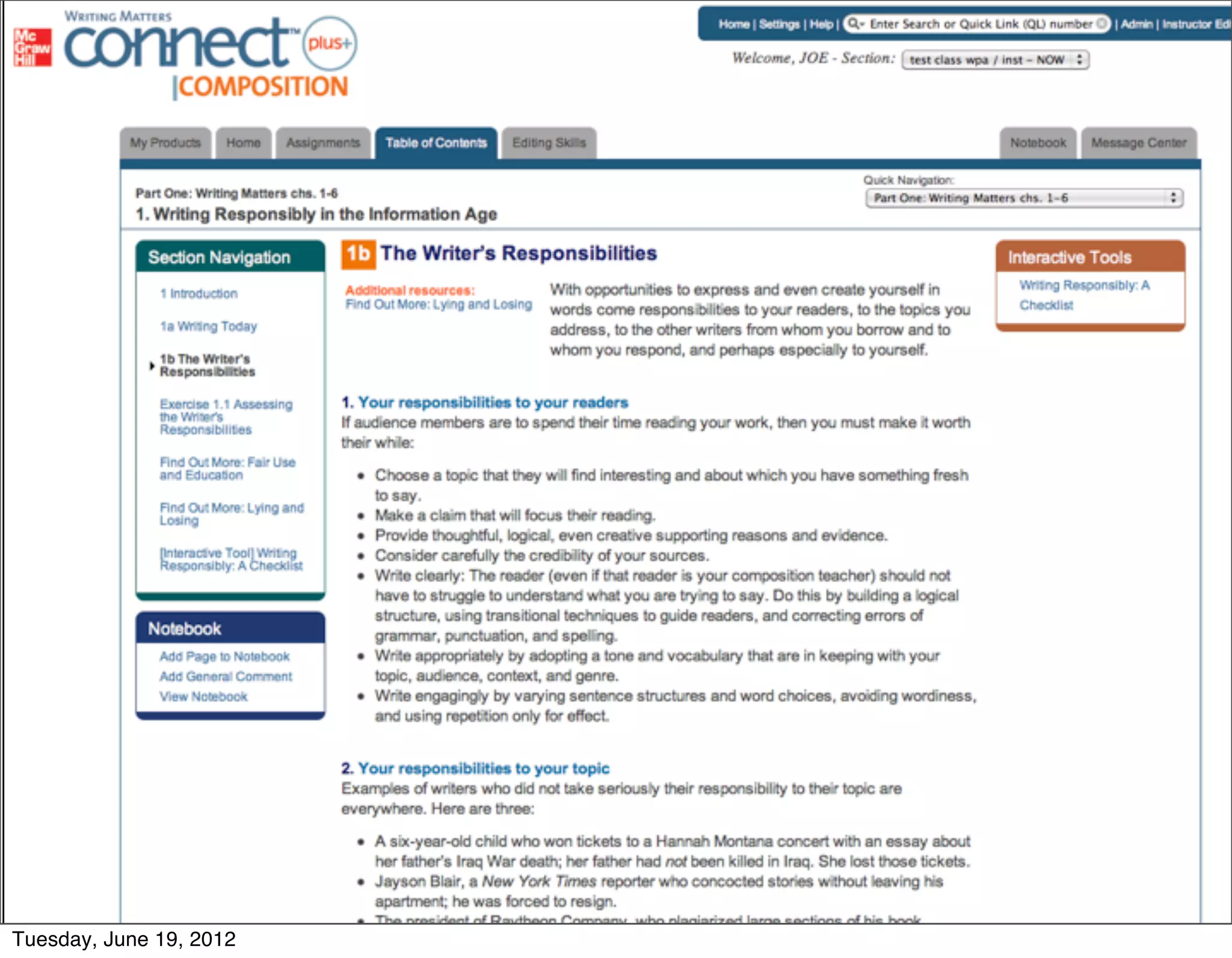 Tuesday, June 19, 2012
 