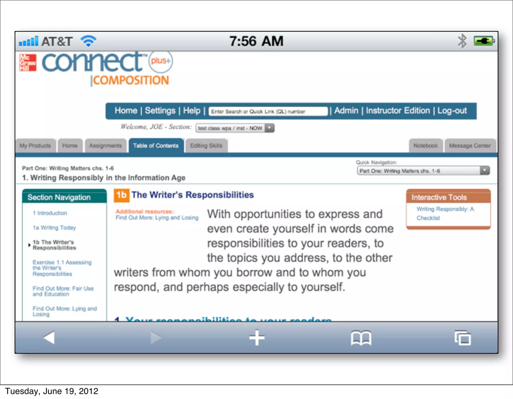 Tuesday, June 19, 2012
 