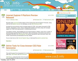 www.css3.info
Tuesday, June 19, 2012
 