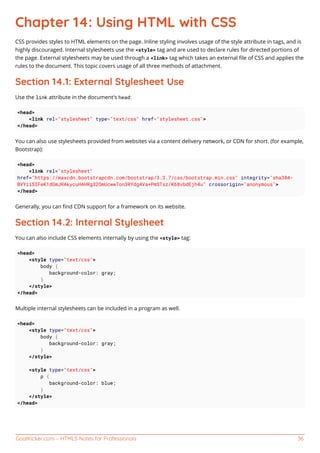 Html5 notes for professionals | PDF