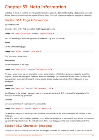 Html5 notes for professionals | PDF