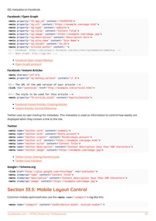 Html5 notes for professionals | PDF