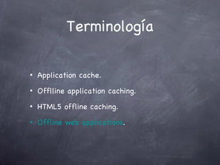 Html5 offline