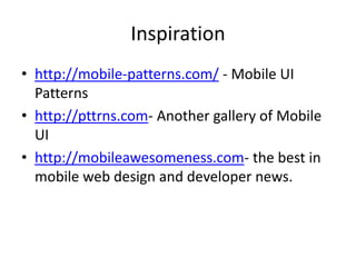 HTML5 is the future of Mobile!
 