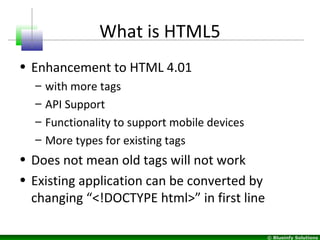 Html5 on mobile