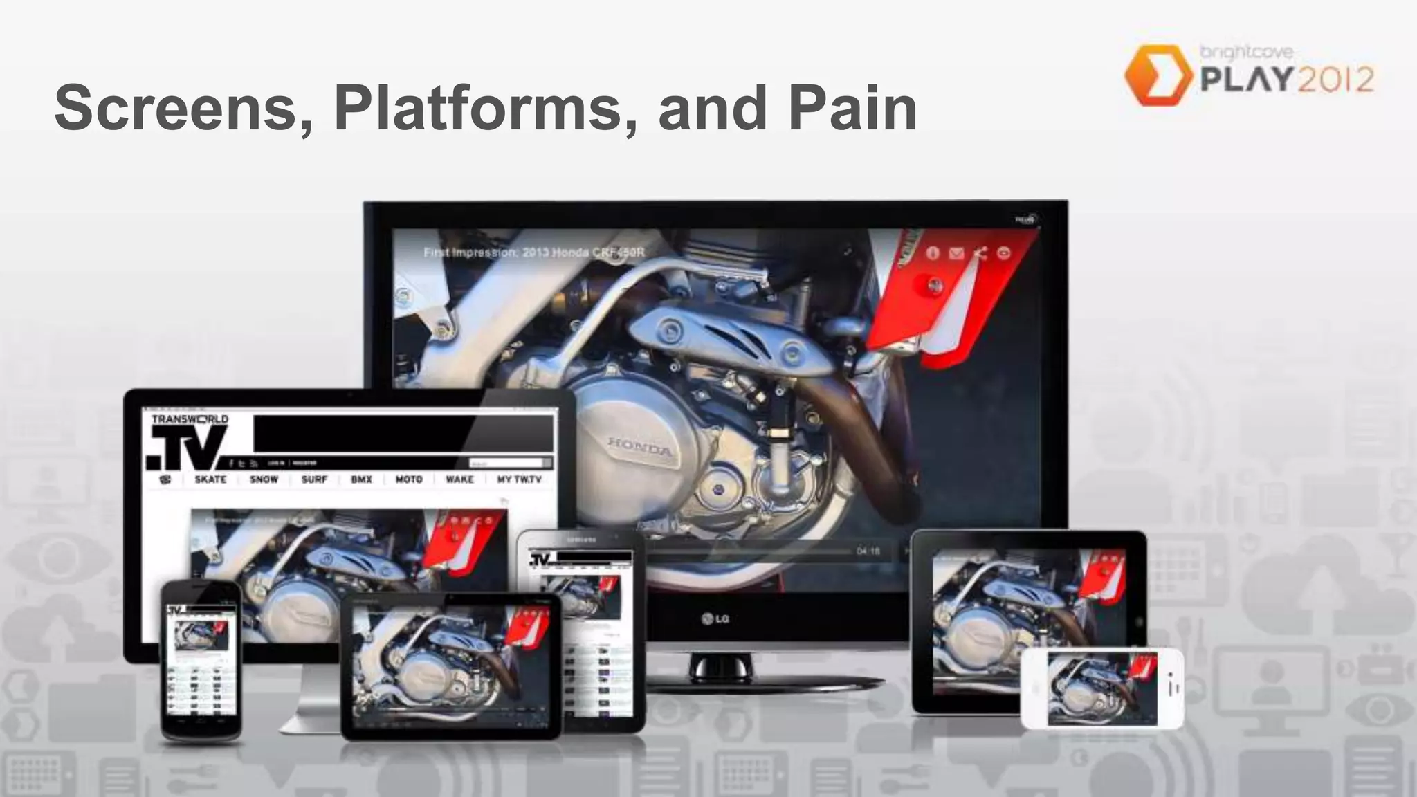 Screens, Platforms, and Pain
 