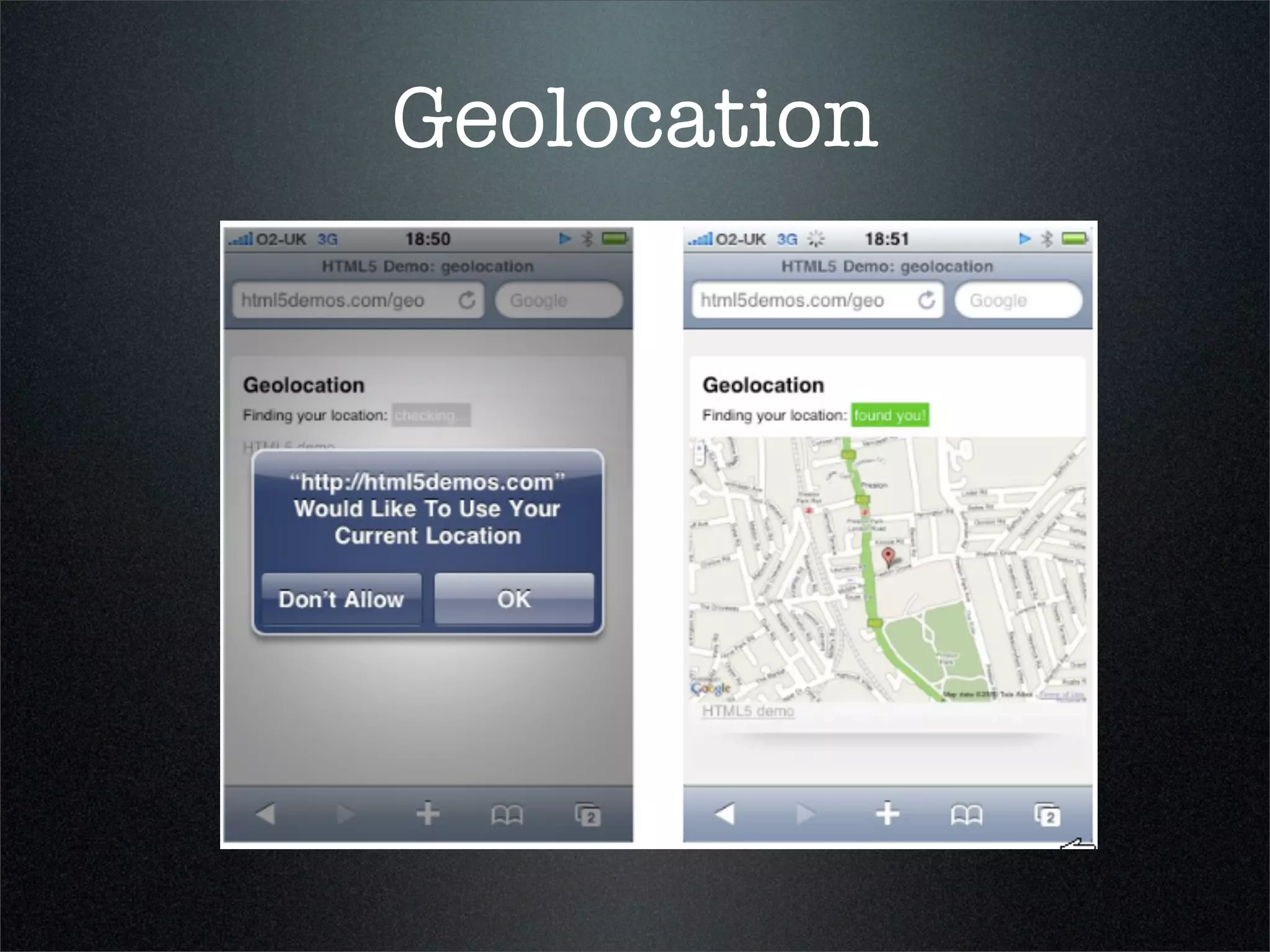 Geolocation
 