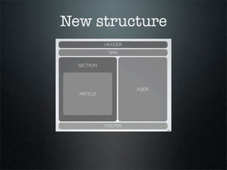 New structure
 