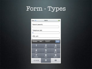 Form - Types
 
