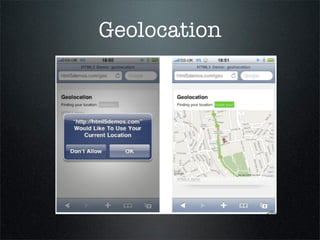 Geolocation
 