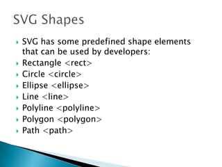 Html5 SVG | PPTX | Web Development | Internet
