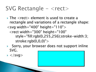 Html5 SVG | PPT
