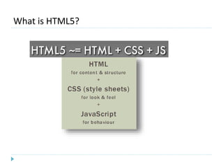 Html 5 Overview | PPT