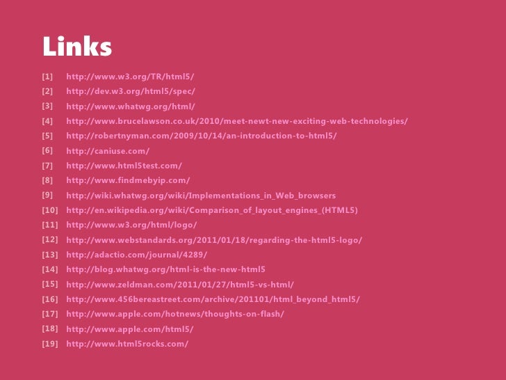 Html5 Un Anno Dopo Html5 Un Anno Dopo