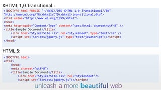 Html 5 Revolution | PPTX