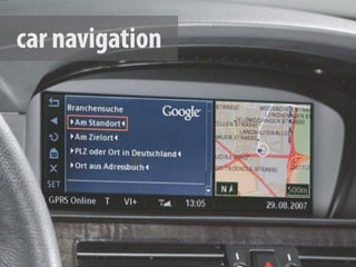 car navigation
 