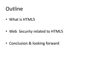 Html5 security | PDF