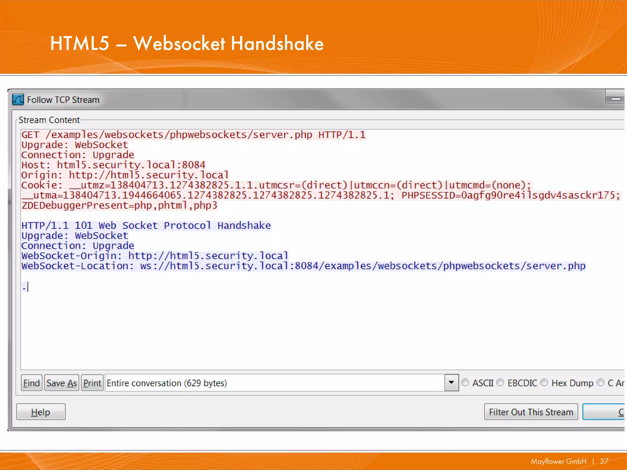 HTML5 – Websocket Handshake




                              Mayflower GmbH I 37
 