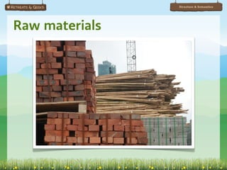 Structure & Semantics




Raw materials
 