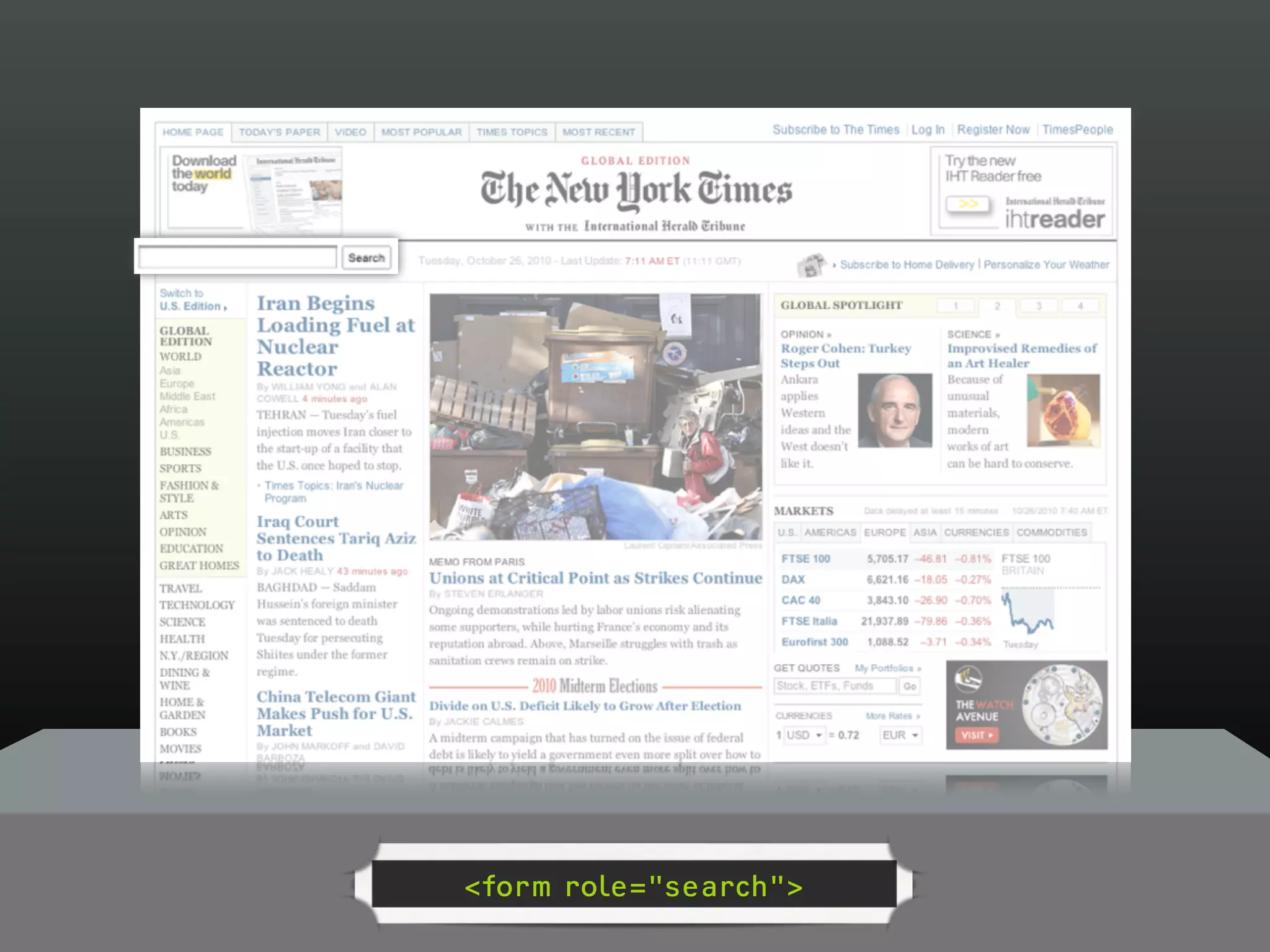 <form role="search">
 