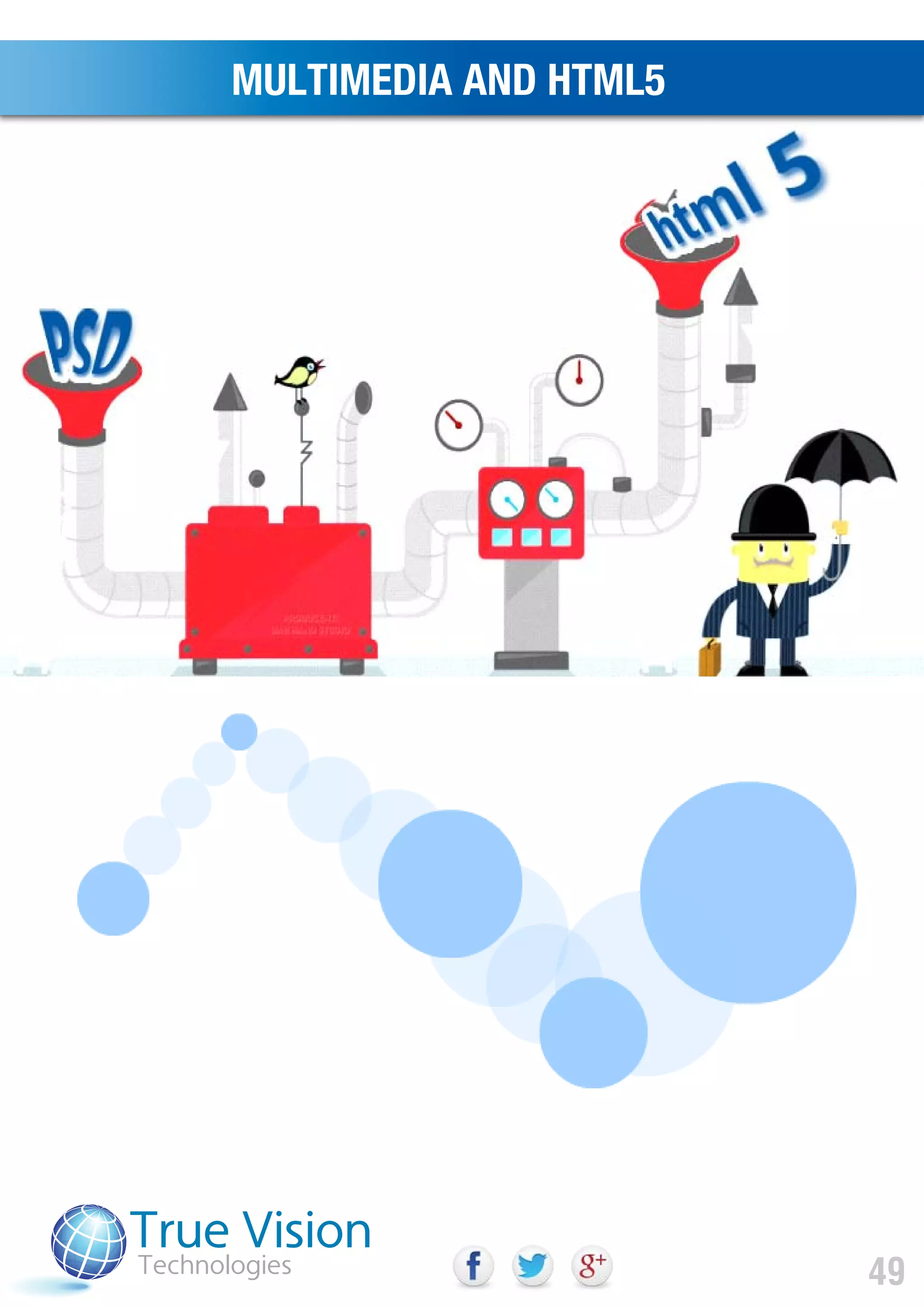 49
MULTIMEDIA AND HTML5
 