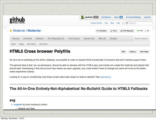Crossbrowser?
Yeah, totes!
Monday, November 1, 2010
 