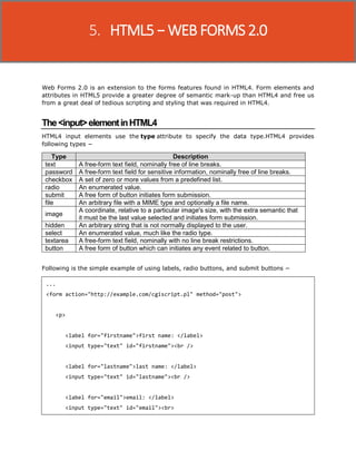 Html5 tutorial | PDF