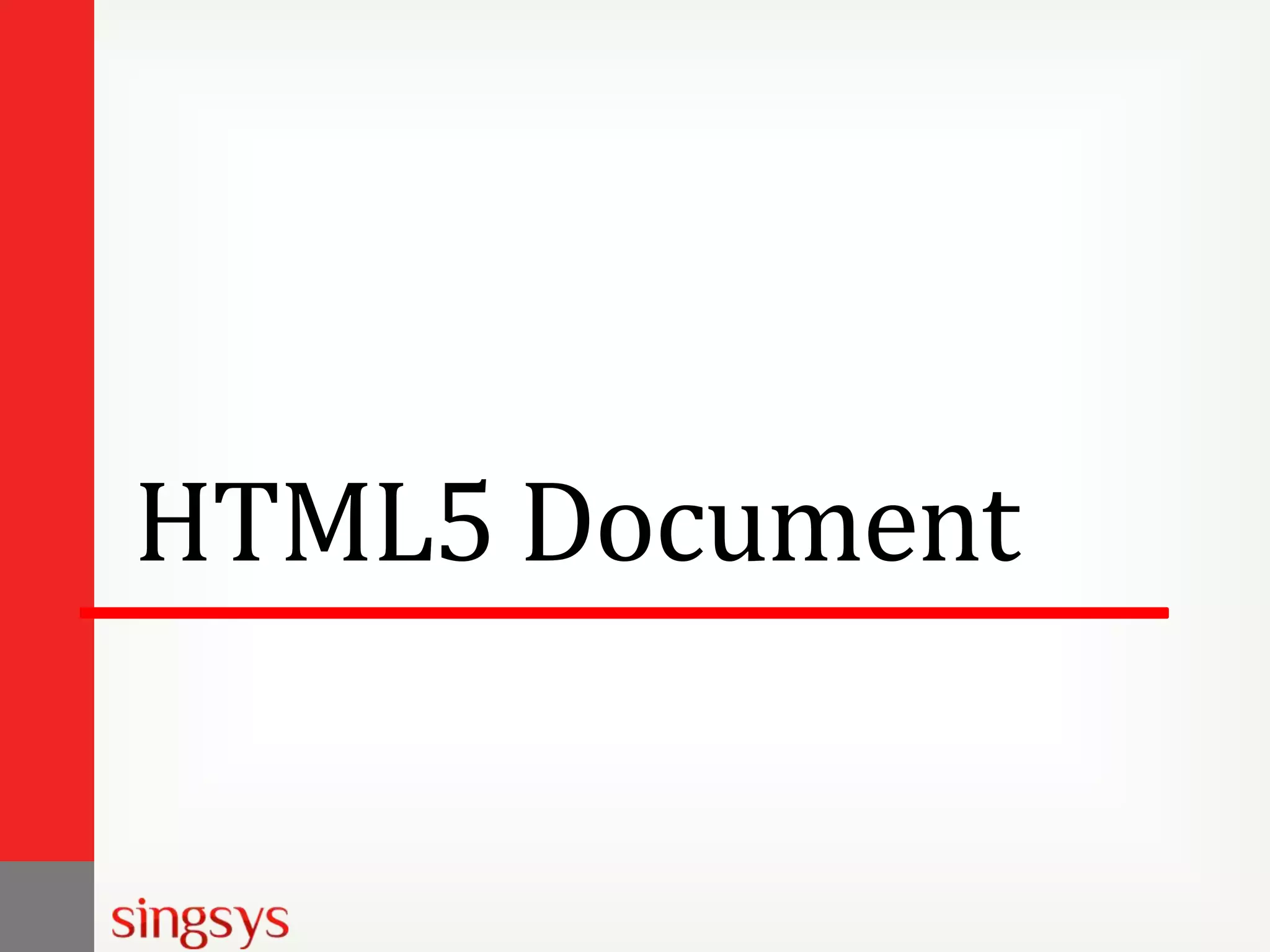 HTML5 Document

 