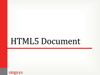 HTML5 Document

 