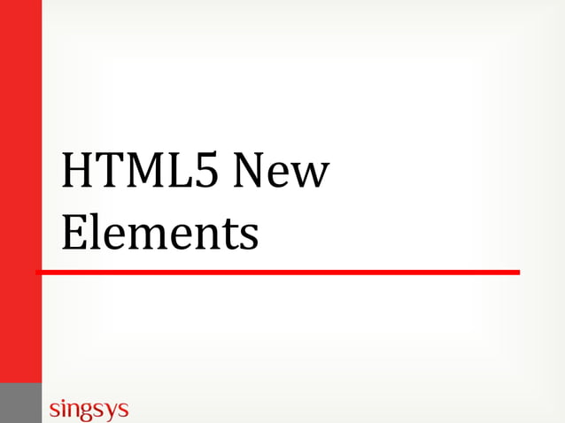 Html5 tutorial for beginners | PPT