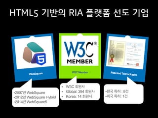 HTML5 기술 적용 시 문제점
 