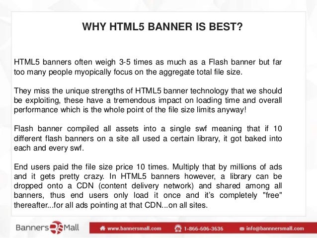 Html5 Banner Vs Flash Banner