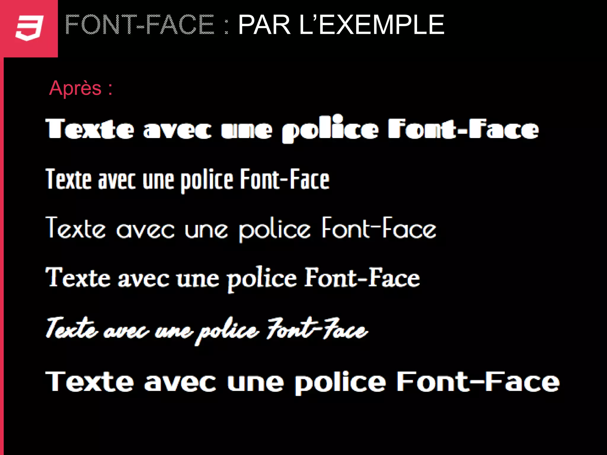 PAR L’EXEMPLE

Après :
 