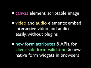 Michael(tm) Smith: HTML5 at Web Directions South 2008