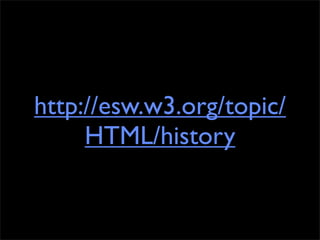 Michael(tm) Smith: HTML5 at Web Directions South 2008