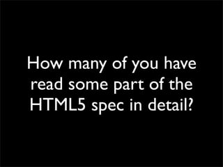Michael(tm) Smith: HTML5 at Web Directions South 2008
