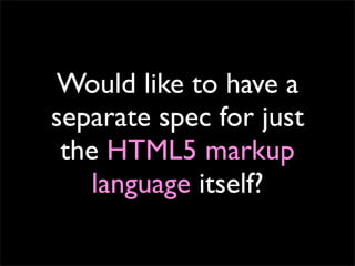 Michael(tm) Smith: HTML5 at Web Directions South 2008