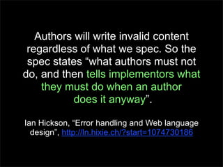 Michael(tm) Smith: HTML5 at Web Directions South 2008