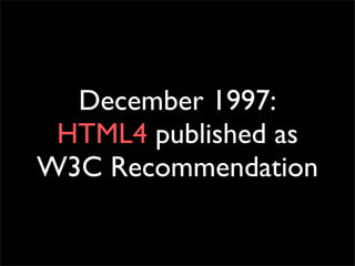 Michael(tm) Smith: HTML5 at Web Directions South 2008