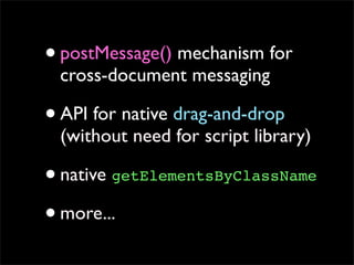 Michael(tm) Smith: HTML5 at Web Directions South 2008