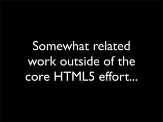 Michael(tm) Smith: HTML5 at Web Directions South 2008