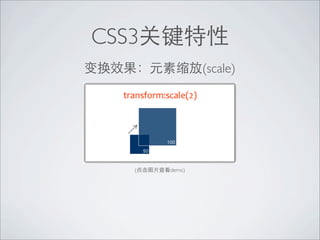 CSS3
               (scale)




   (   demo)
 