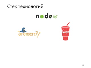 Стек технологий
19
 