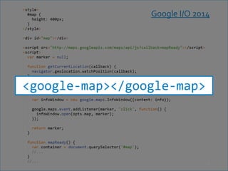 Google I/O 2014
<google-map></google-map>
9
 