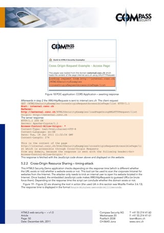 HTML5 Web Security
